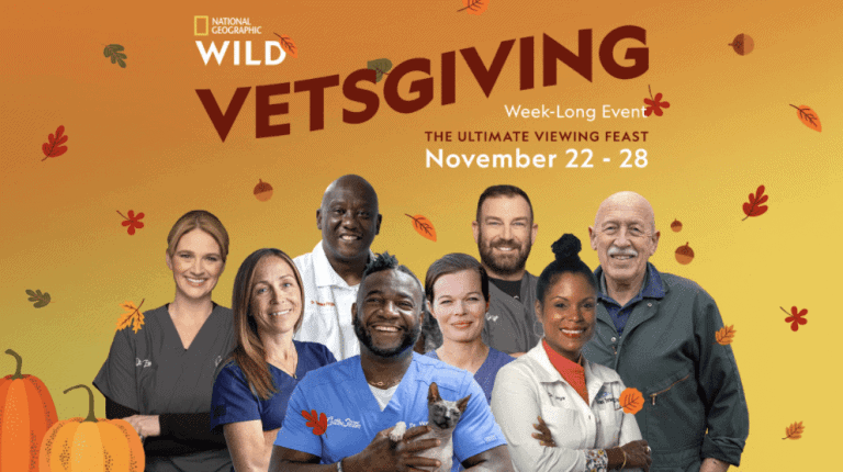 Nat Geo WILD Gives Thanks 'Fur' its Stable of Veterinarians with a Super-Sized Serving of Vetsgiving