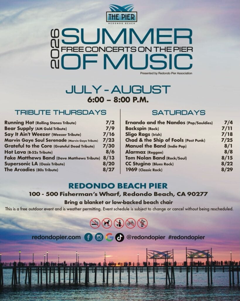 Summer of Music Concerts on the Redondo Pier 3 Redondo Pier Concert