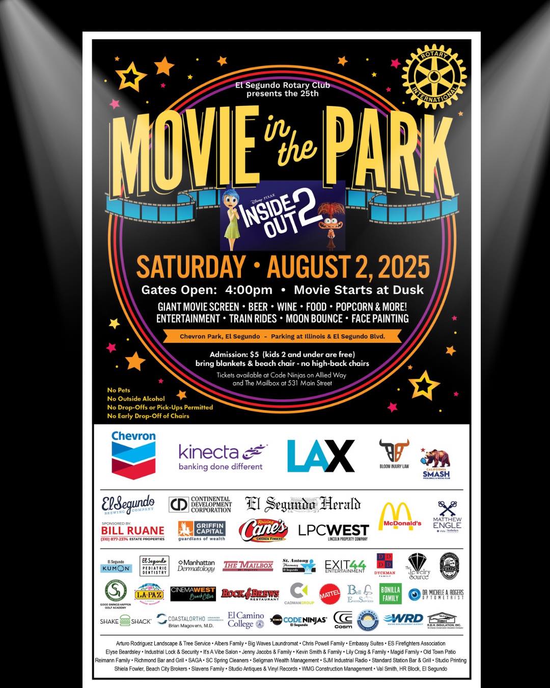 El Segundo Movie in the Park: Inside Out 2