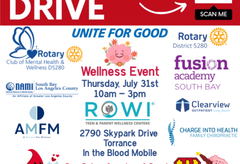 Rotary Club of Mental Health Wellness 7.31.25 Blood Drive IG