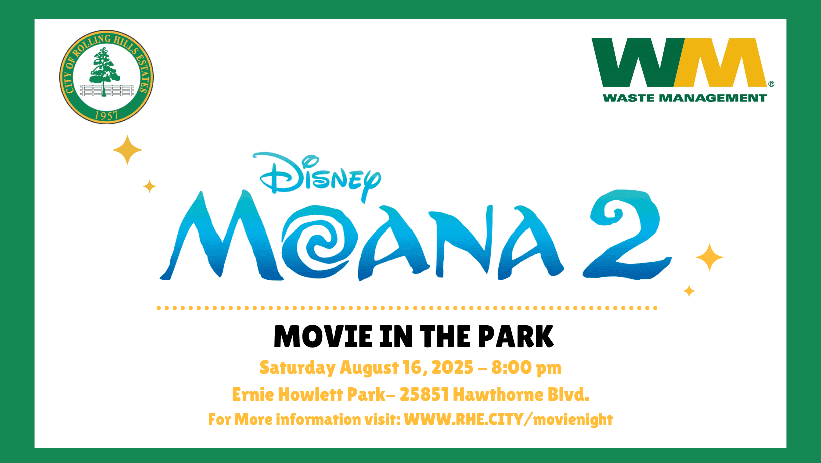 Summer Movie Night in the Park- Moana 2 7 136846 image
