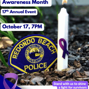 RBPD 17th Annual Candlelight Vigil for Domestic Violence Awareness Month