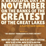 Mira Costa Drama/Tech Presents A Beautiful Day in November on the Banks of the Greatest of the Great Lakes 57 A beautiful day in November theatrical play at Great Lakes, presented by Mira Costa Drama Tech.