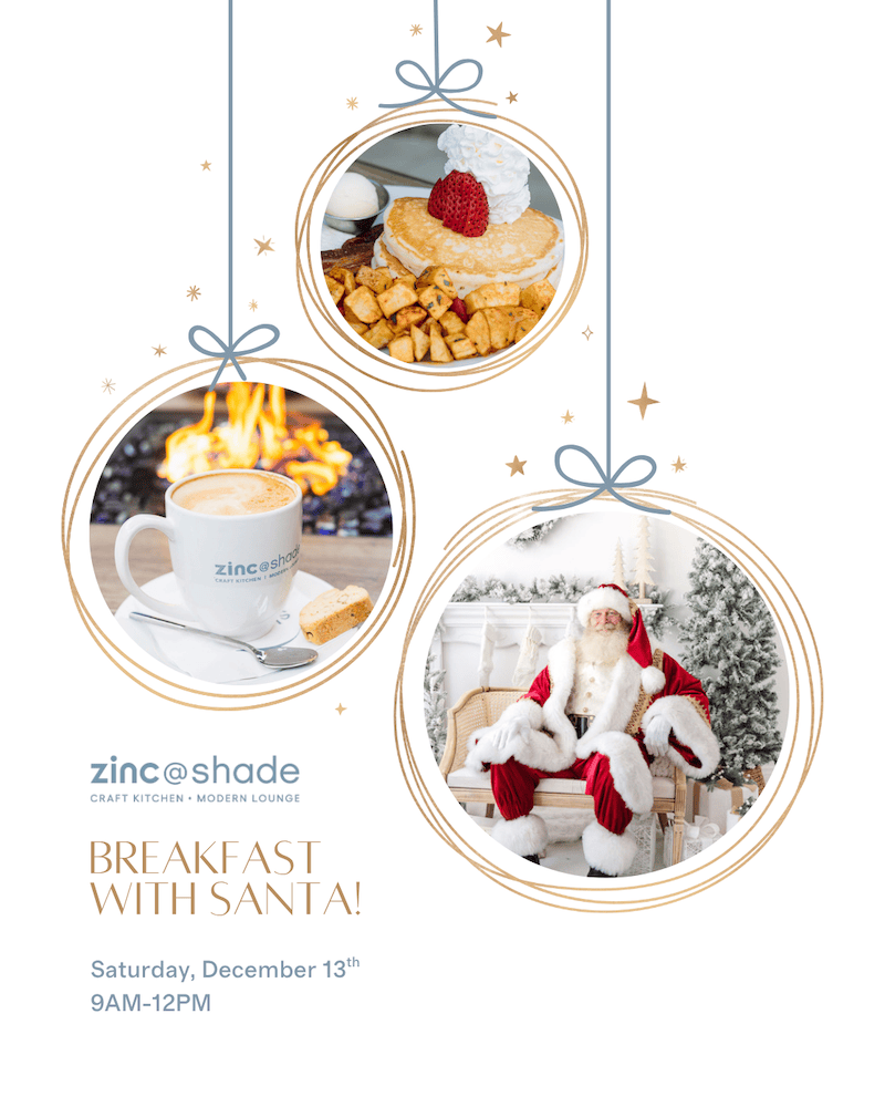 Breakfast with Santa at zinc@shade