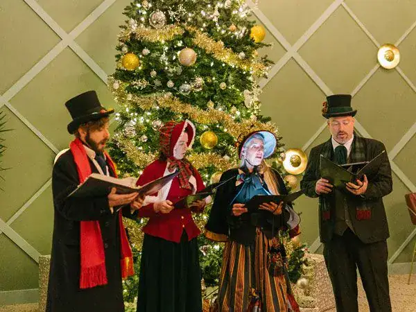 Holiday Carolers at The Portofino Hotel and Marina
