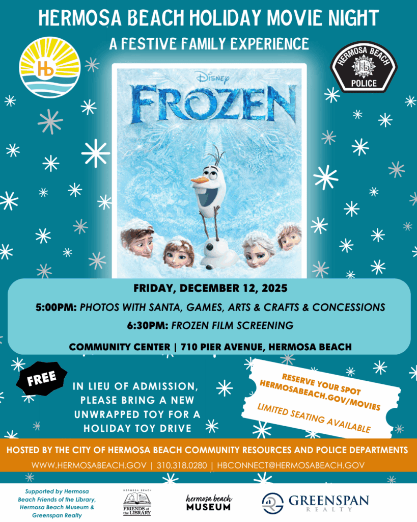 Santa Sleigh Parade and Holiday Movie Night in Hermosa Beach