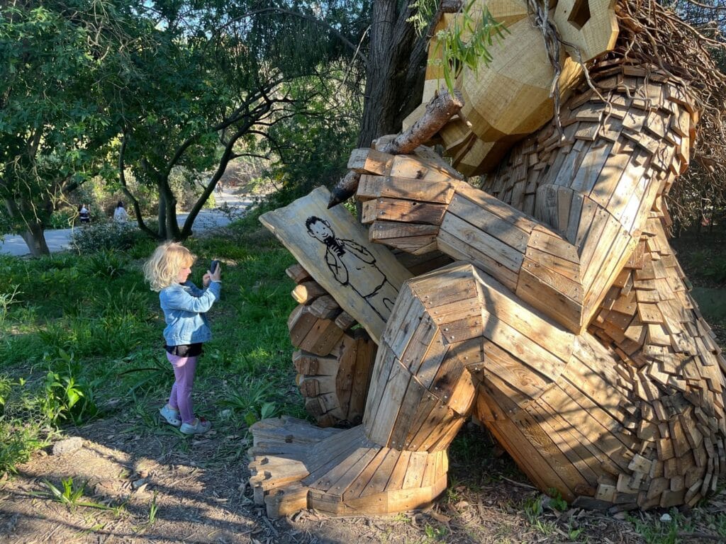 Thomas Dambo's TROLLS Are Back at South Coast Botanic Garden 3 Thomas Dambo's Trolls
