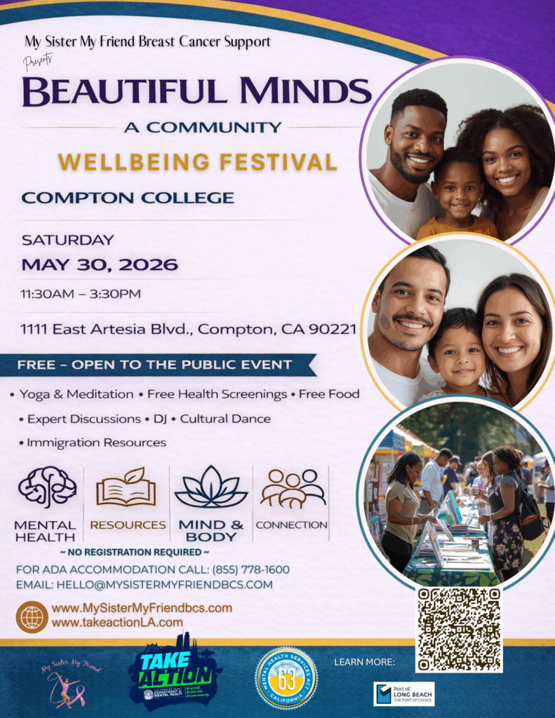 My Sister My Friend Breast Cancer Support Brings Wellness and Resources to South Bay This May 3 Beautiful MindsFam