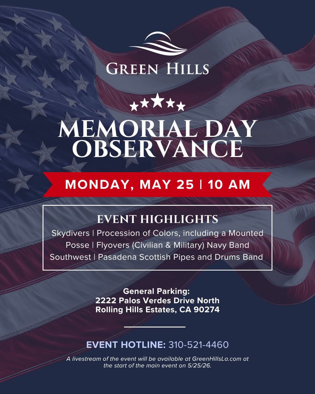 Green Hills Memorial Day