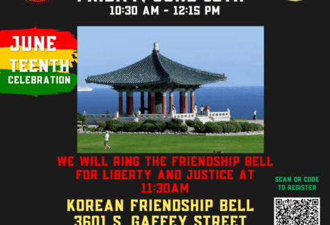 JUNETEENTH - KOREAN FRIENDSHIP BELL-RINGING (FREEDOM DAY CELEBRATION) 45 140003 image