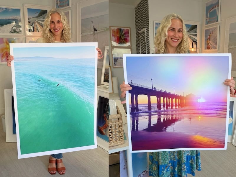 Brooke Wilen Fine Art: Inside the Hidden Manhattan Beach Gallery Turning Phone Photos Into Fine Art 5 brooke wilen fine art ocean and pier pieces