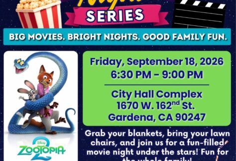 City of Gardena Movie Night 5 Gardena Movie Night