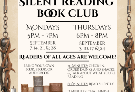 Silent Reading Book Club (All Readers Welcome) 53 2x Week Silent reading book club 1