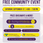 Free Community Event to Celebrate LifeVac 17 DIGITAL FLYER