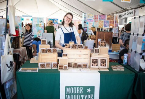 18th Annual Los Angeles Printers Fair 21 LAPF2025 Vendor MooreWoodType KailaG